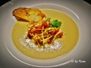 Suppen: Maronen Sekt Süppchen mit Selleriestroh - Rezept