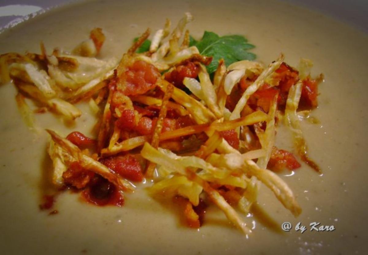 Suppen: Maronen Sekt Süppchen mit Selleriestroh - Rezept - Bild Nr. 2