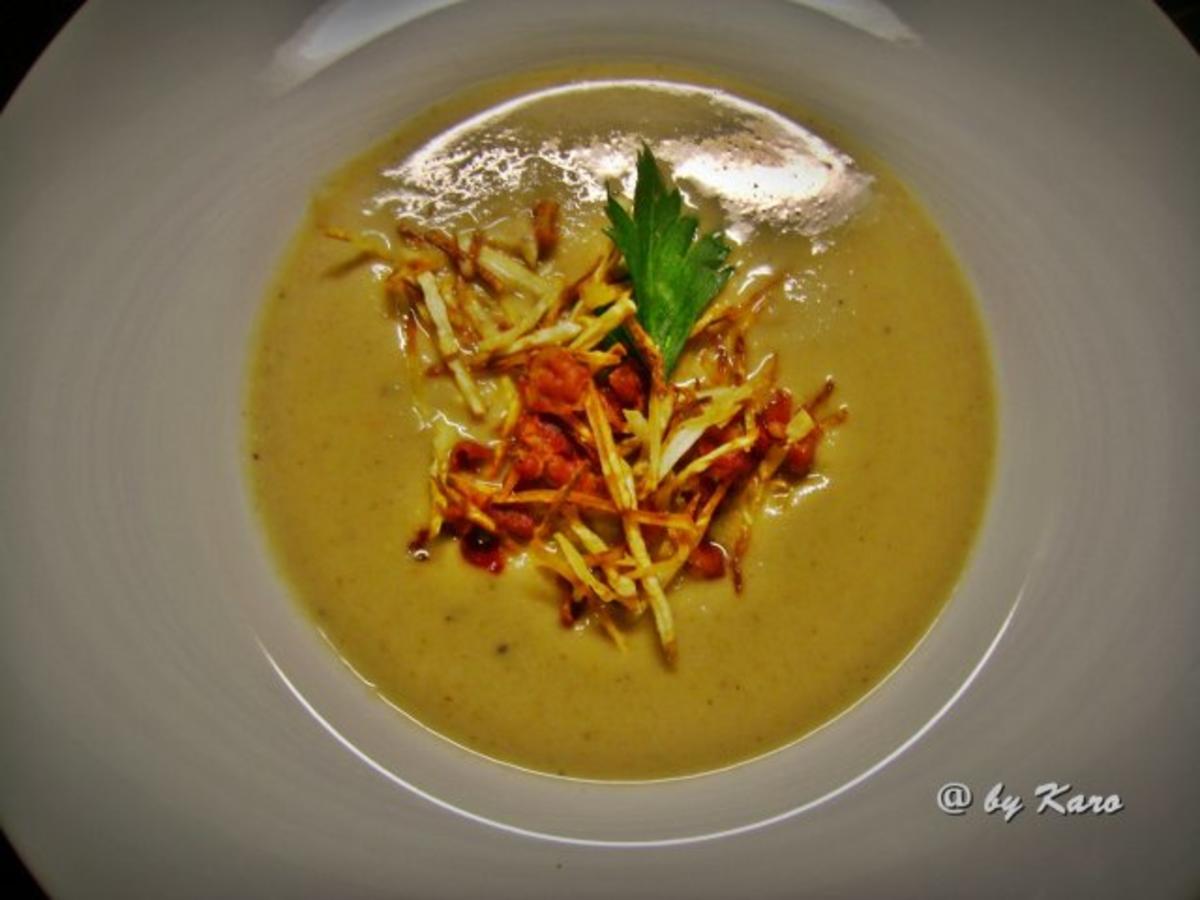 Suppen: Maronen Sekt Süppchen mit Selleriestroh - Rezept - Bild Nr. 6