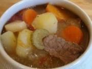 Suppe mit Spatz nach Art der Schweizer Armee - Rezept
