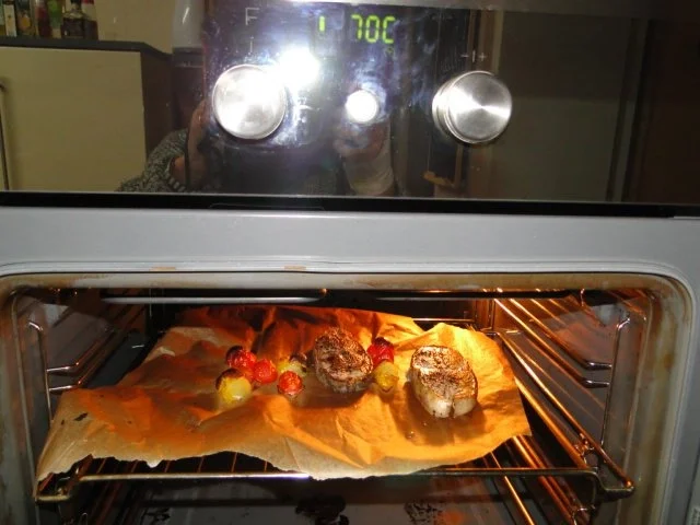 Lachssteaks mit Jakobsmuscheln in Kresse-Dillschaumsauce NT - Rezept - Bild Nr. 2