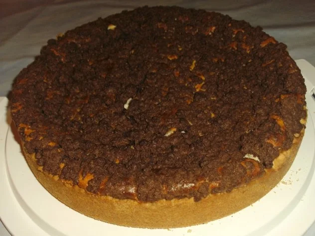 Käsekuchen mit Schoko-Kaffee-Streusel - Rezept