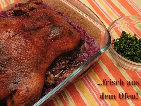 Entenbraten - "Schnatterinchen" an Orangen-Rotwein-Soße - Rezept - Bild Nr. 7