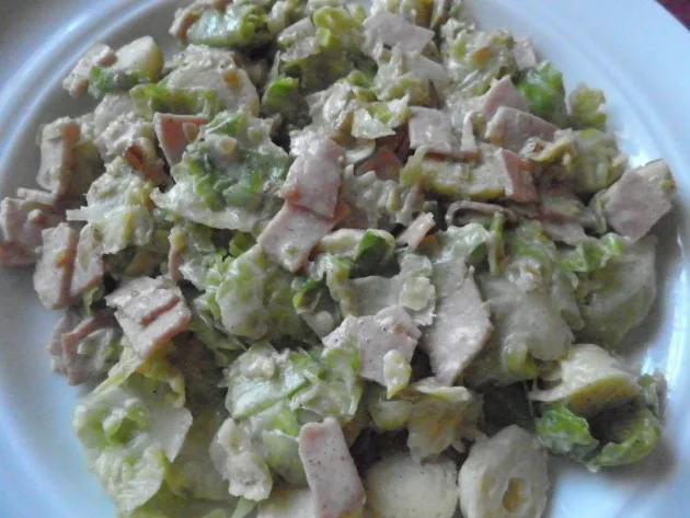 Lauwarmer Rosenkohl - "Salat" ... - Rezept