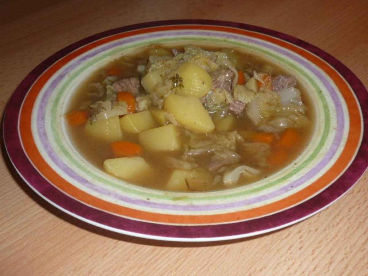 Wirsing - Rindfleisch - Suppe - Rezept
