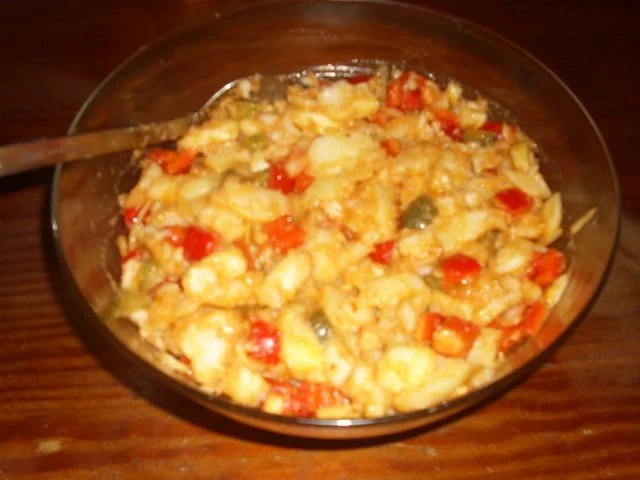 Kartoffelsalat mit Mojososse - Rezept