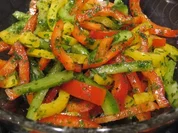 Bunter Paprikasalat - Rezept