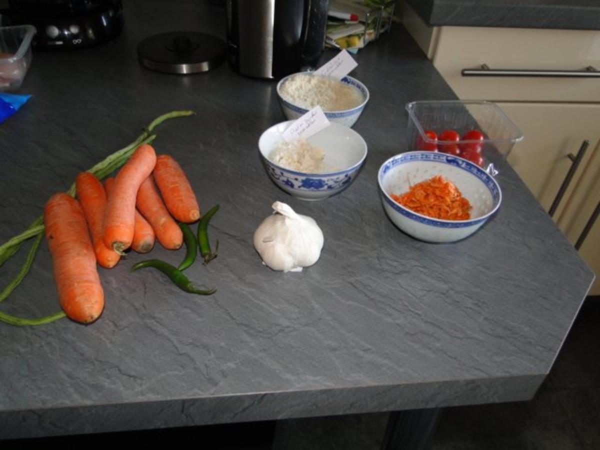 Som Tam     (Papaya-Salat) aus meinem Kochkurs der 1. Gang, weitere folgen - Rezept - Bild Nr. 7