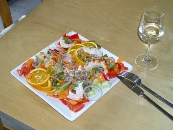 Rezept: Gamberetti e Melone Bild Nr. 9 Gamberetti e Melone - Rezept - Bild Nr. 9