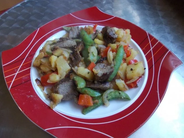 Lamm-Kartoffelpfanne - Rezept