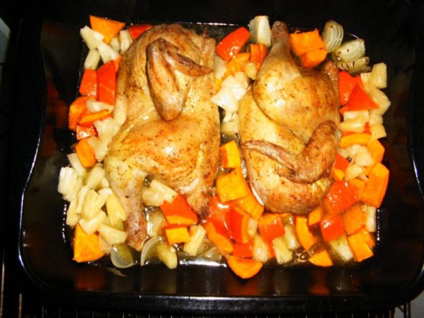 Kürbis Ananas Hähnchen - einfach - von wastel