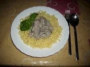 Champignons in einer feinen Käsesauce - Rezept