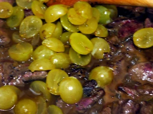 Geflügelleber in Noilly-Prat-Trauben-Sauce - Rezept - Bild Nr. 8