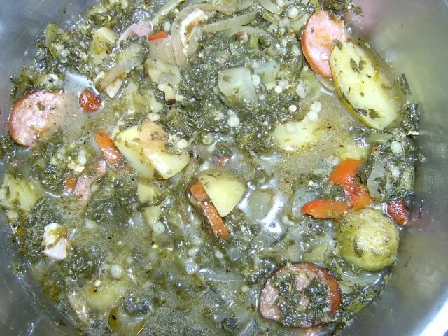 Rezept: Grünkohl Eintopf bunt Grünkohl Eintopf bunt - Rezept