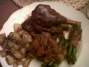 Geschmorte Lammhaxen - Rezept