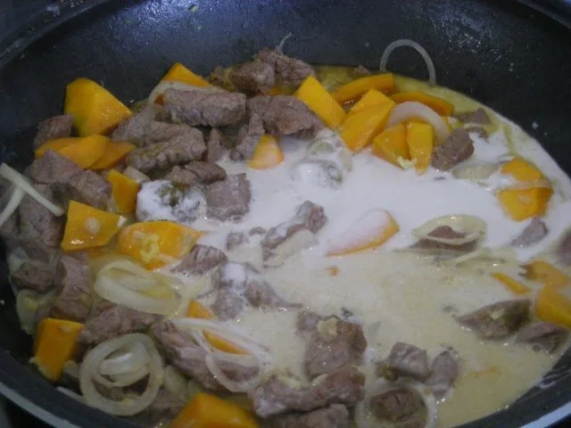 Rindercurry mit Kürbis im Wok - Rezept - Bild Nr. 2