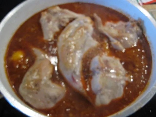 Kaninchen in Paprika-Rahmsauce - Rezept - Bild Nr. 8