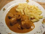 Rezept: Kaninchen in Paprika-Rahmsauce Kaninchen in Paprika-Rahmsauce - Rezept