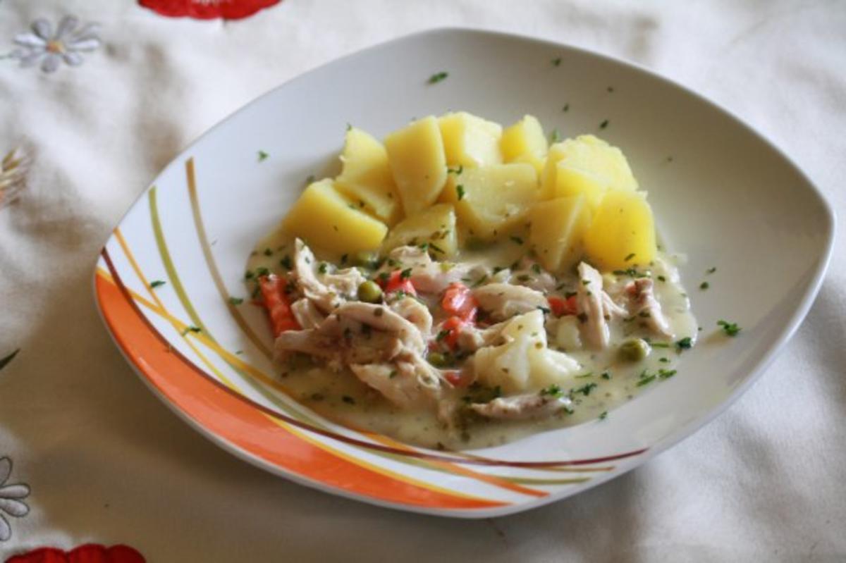 Hühnerfrikassee - Rezept mit Bild - kochbar.de Hühnerfrikassee - Rezept mit Bild - kochbar.de