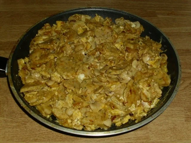 Rezept: Semmelknödel-Champignon-Gröstel Semmelknödel-Champignon-Gröstel - Rezept