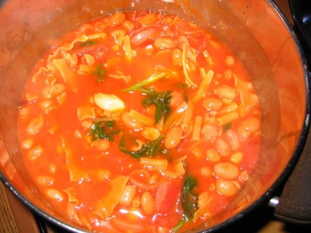 Rezept: monni`s Pasta e Fagioli / ital. Bohnensuppe mit Pasta Bild Nr. 3 monni`s Pasta e Fagioli / ital. Bohnensuppe mit Pasta - Rezept - Bild Nr. 3