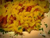 Nudeln: Hokkaido Petersilien Spätzle - Rezept