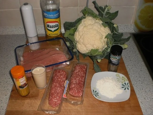 Schnitzelröllchen zu Blumenkohl - Rezept - Bild Nr. 2