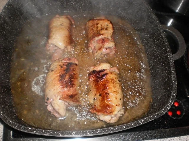 Schnitzelröllchen zu Blumenkohl - Rezept - Bild Nr. 4