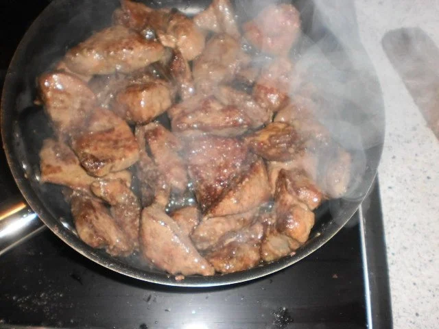 Rezept: Leber in Zwiebelrahmsauce an Kartoffelstampf Bild Nr. 7 Leber in Zwiebelrahmsauce an Kartoffelstampf - Rezept - Bild Nr. 7