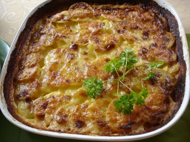 Lummerbraten gegrillt mit Kartoffelgratin und Apfelrotkohl - Rezept - Bild Nr. 8