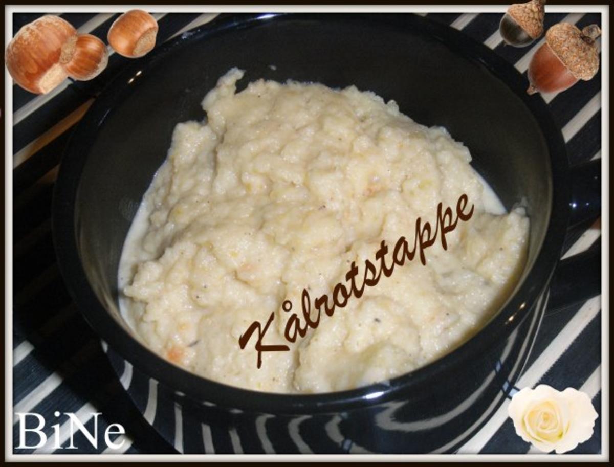 BiNe` S KÅLROTSTAPPE - STECKRUEBENPUERREE - Rezept