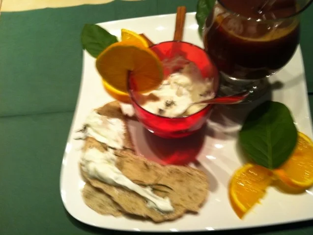 Datteln-Gewürz-Süppchen.. mit Ziegenkäsedip.. dazu Ciabatta - Rezept - Bild Nr. 9