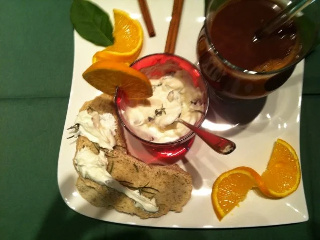 Datteln-Gewürz-Süppchen.. mit Ziegenkäsedip.. dazu Ciabatta - Rezept - Bild Nr. 6