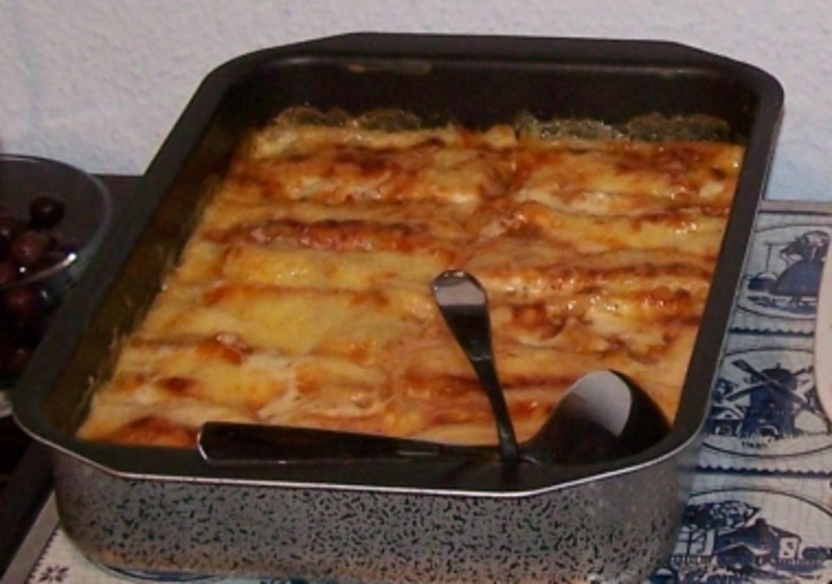 Bilder für Cannelloni mit Ricotta-Spinat-Füllung - Rezept