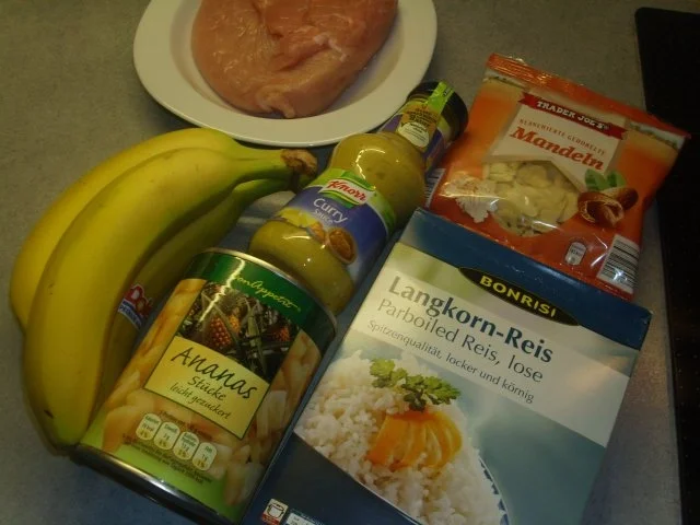 Curryreis mit Ananas und Banane - Rezept - Bild Nr. 2