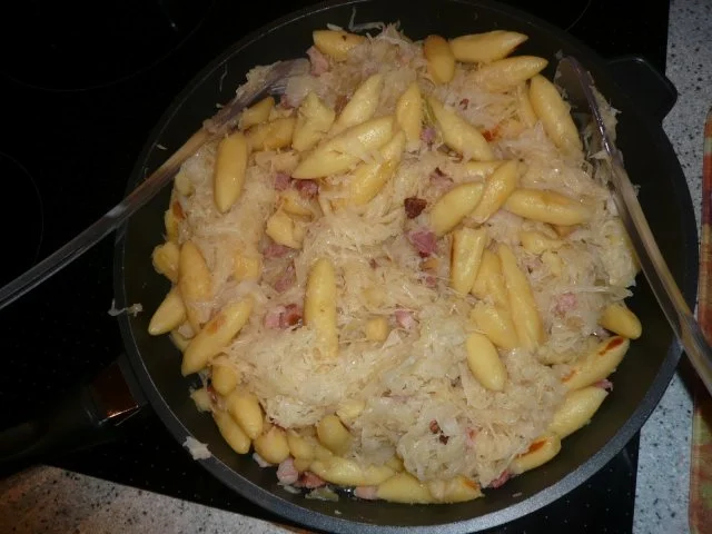 Schupfnudel - Sauerkraut - Pfanne - Rezept - Bild Nr. 4
