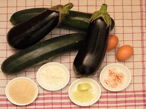 Paniertes Gemüse - Auberginen und Zucchini - Rezept - Bild Nr. 2