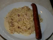 Sauerkrautnudeln - Rezept