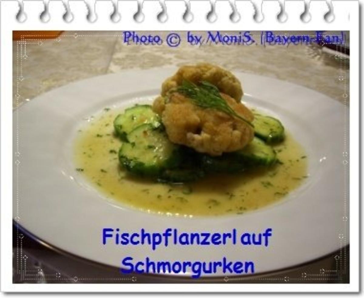 Fischpflanzerl auf Schmorgurken - Rezept - kochbar.de