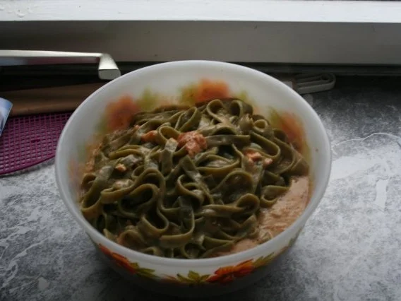 Rezept: Salmone Alfredo Bild Nr. 2 Salmone Alfredo - Rezept - Bild Nr. 2