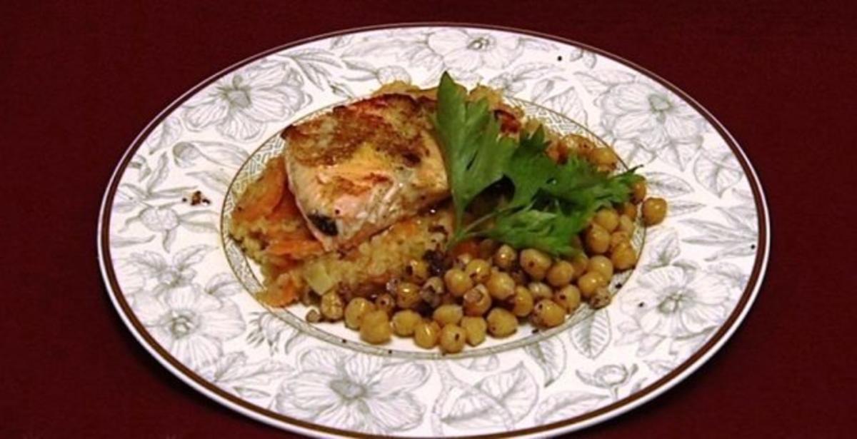 Linsen-Curry mit Lachs-Filet, dazu Kichererbsen-Dal (Jessica Kastrop) - Rezept