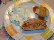 Zwiebelhackbraten - Rezept