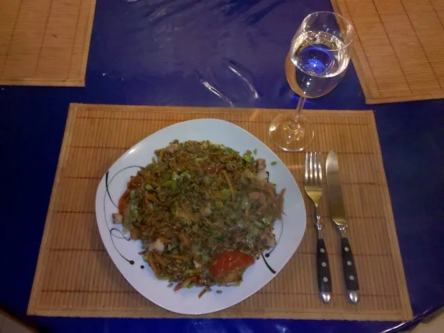 Gemüse: Deftig-pikante Grünkernpfanne - Rezept