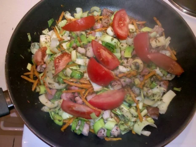 Gemüse: Deftig-pikante Grünkernpfanne - Rezept - Bild Nr. 6