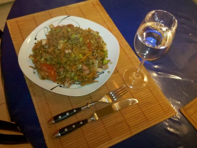 Gemüse: Deftig-pikante Grünkernpfanne - Rezept - Bild Nr. 8