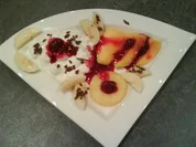 Kokosquarkcrème mit Fruchtallerlei - Rezept