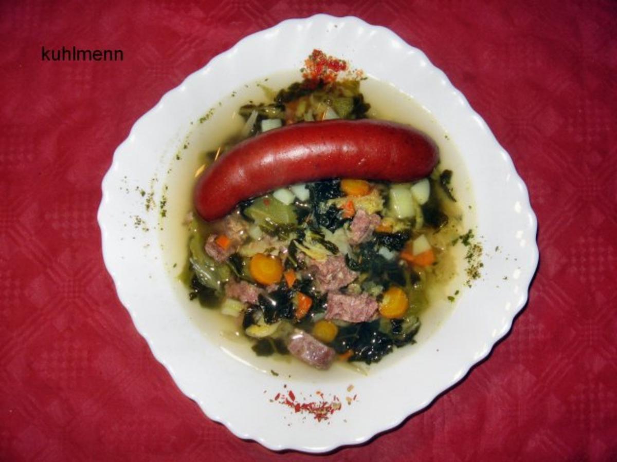 Wirsingeintopf mit Lungwurst - Rezept By kuhlmenn