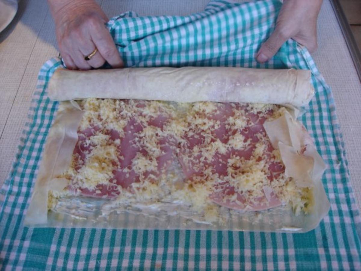 Schinken Käse Strudel - einfach - von MausVoh