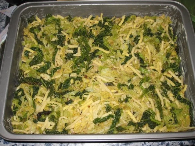 Rezept: Spätzle-Wirsing-Gratin Spätzle-Wirsing-Gratin - Rezept