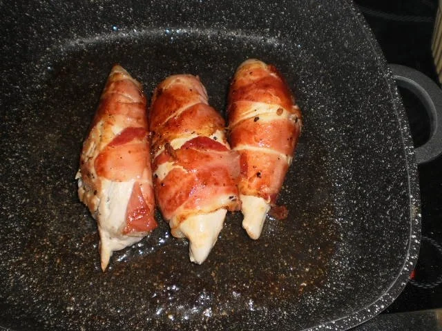 Hähnchen-Speckkrüstchen - Rezept - Bild Nr. 7